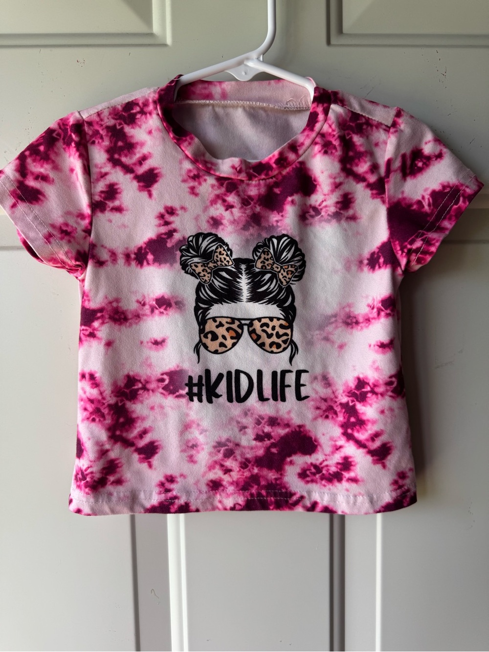 Kids Tie-Dye Pink T-Shirt & Short Set